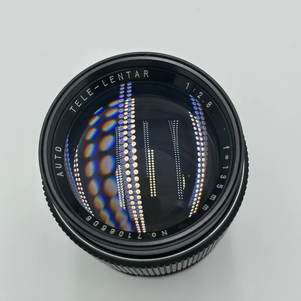 Camera Lens Tele-Lentar 1:2.8 f=135mm Manual Focus Lens Japan Vintage No 7106506